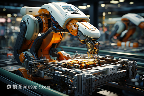 裝配線上的機(jī)器人